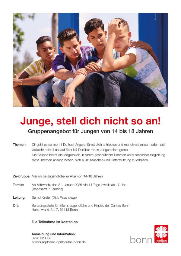 Flyer_Junge_stell dich nicht so an