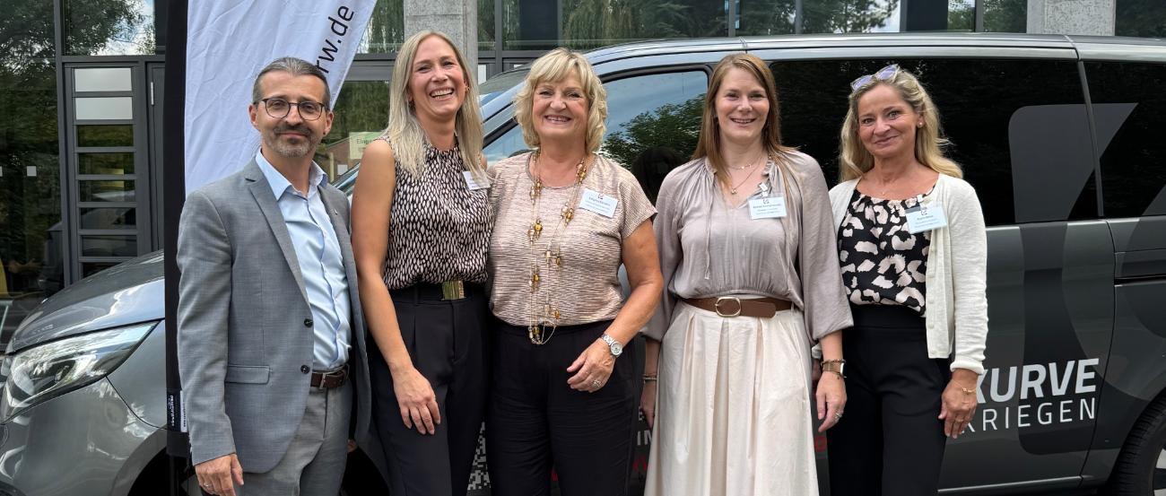 v.l.n.R. Gregor Winand, Anjelina Rang, Irmgard Küsters, Svenja Kamphausen, Katharina Sitko