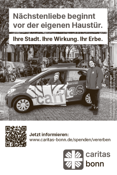 Freianzeige Nächstenliebe Caritas Bonn