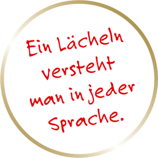 Ein Lächeln versteht man in jeder Sprache