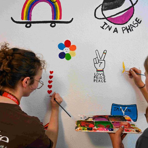 Das Jugendzentrum der Caritas Bonn Uns Huus im Bonner Norden.