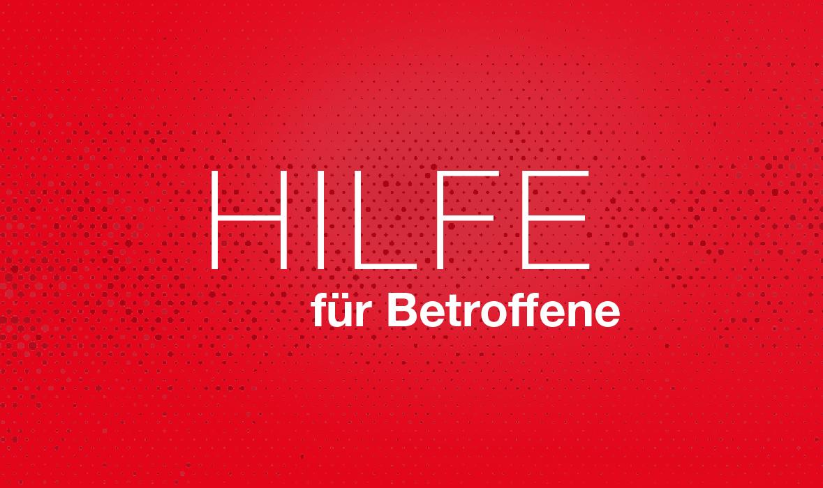 Hilfe für Betroffene