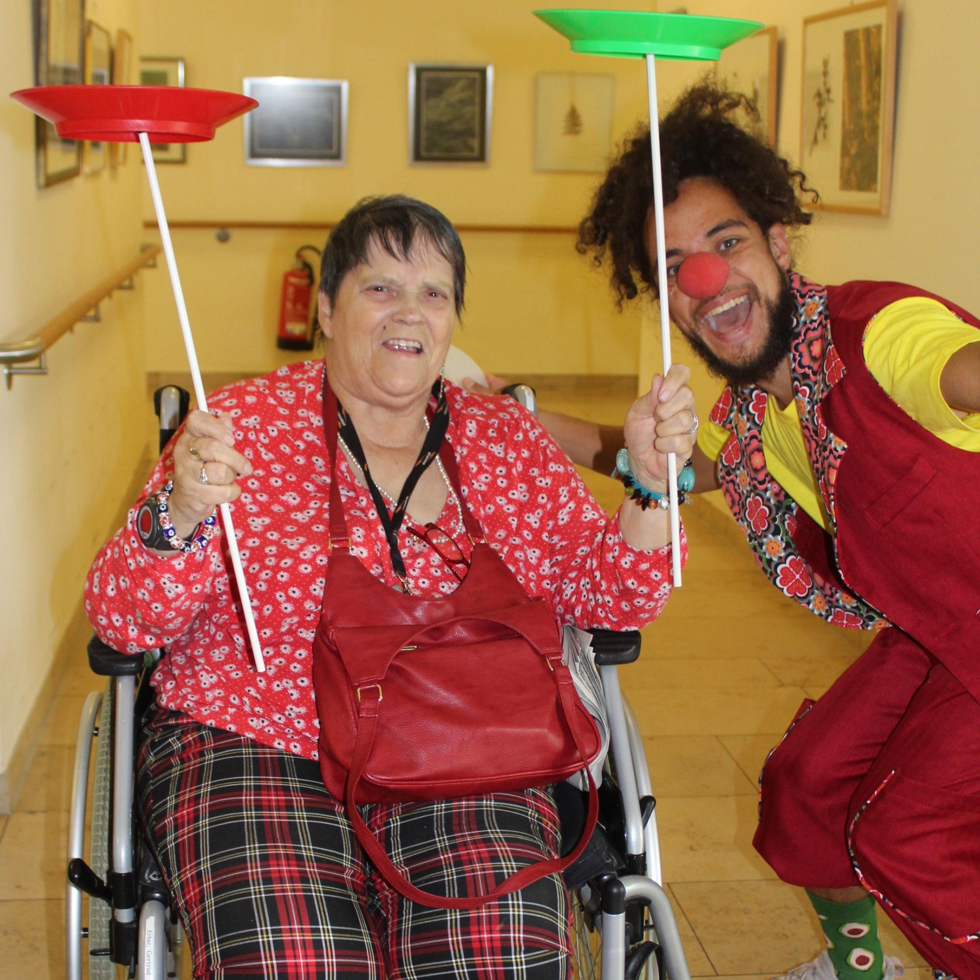 Klinikclowns_Marien_Alten- und Pflegeheim Marienhaus